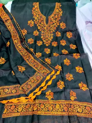 Hand-Embroidered Printed Dresses