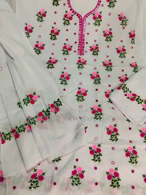 Hand-Embroidered Printed Dresses