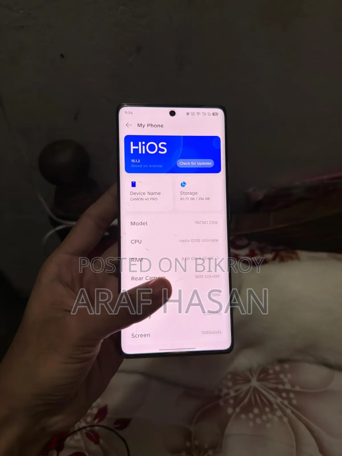 Tecno Camon 40 Pro 4G 256 GB