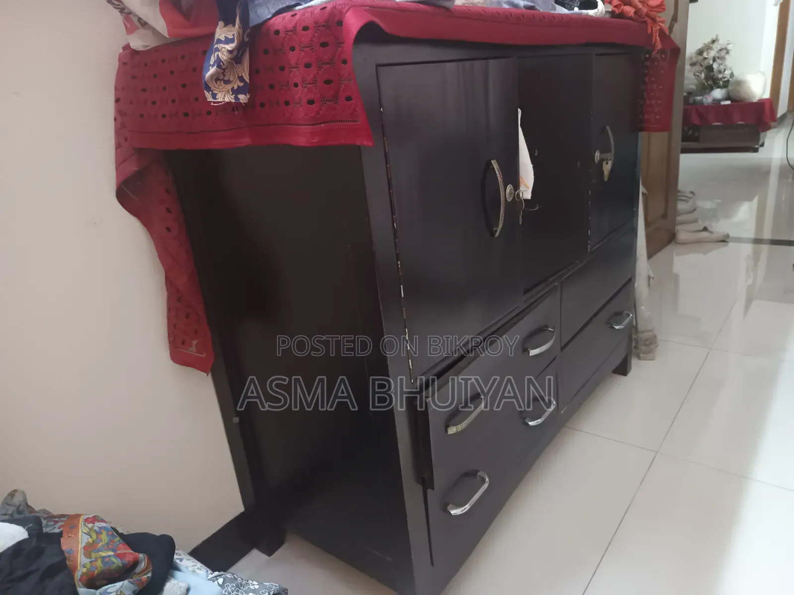 Kids' Wardrobe Made of Wood, Good Condition