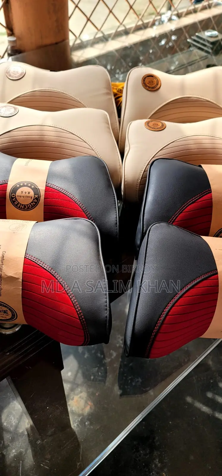 Newly Imported Seat Back Pillows - Two Colors Available