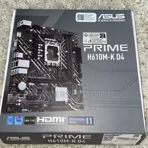 ASUS PRIME H610M-E D4 LGA 1700 (Intel 12th & 13th Gen) 1 Year Warranty