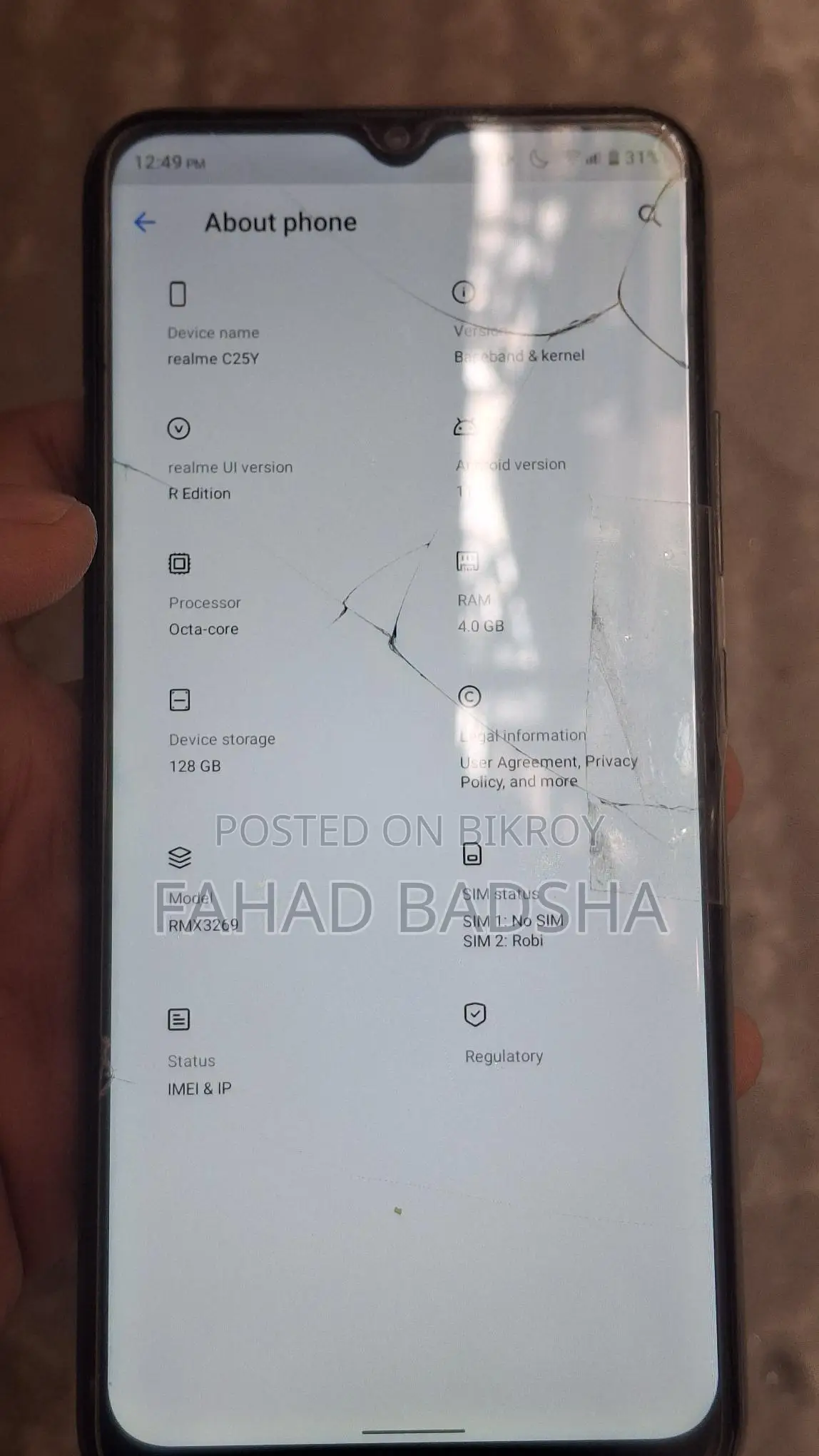 Realme C25Y (Used)
