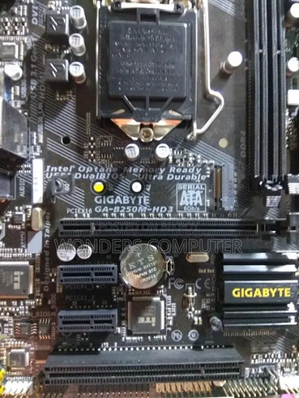 Gigabyte GA‑B250‑HD3 Motherboard With 1 Year Warranty