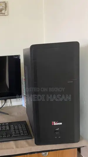 Urgent Ryzen 5 Full Pc Setup with Desk | Monitor Speaker Included