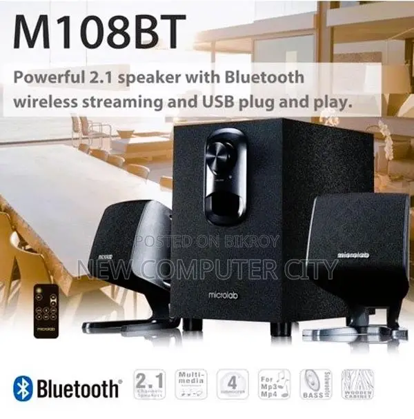 Microlab M108BT Bluetooth 2.1 Speaker