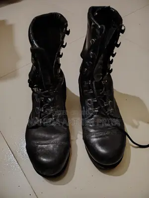 Black Tactical Boots – High Ankle (Lace)