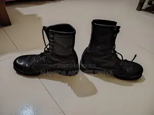 Black Tactical Boots – High Ankle (Lace)