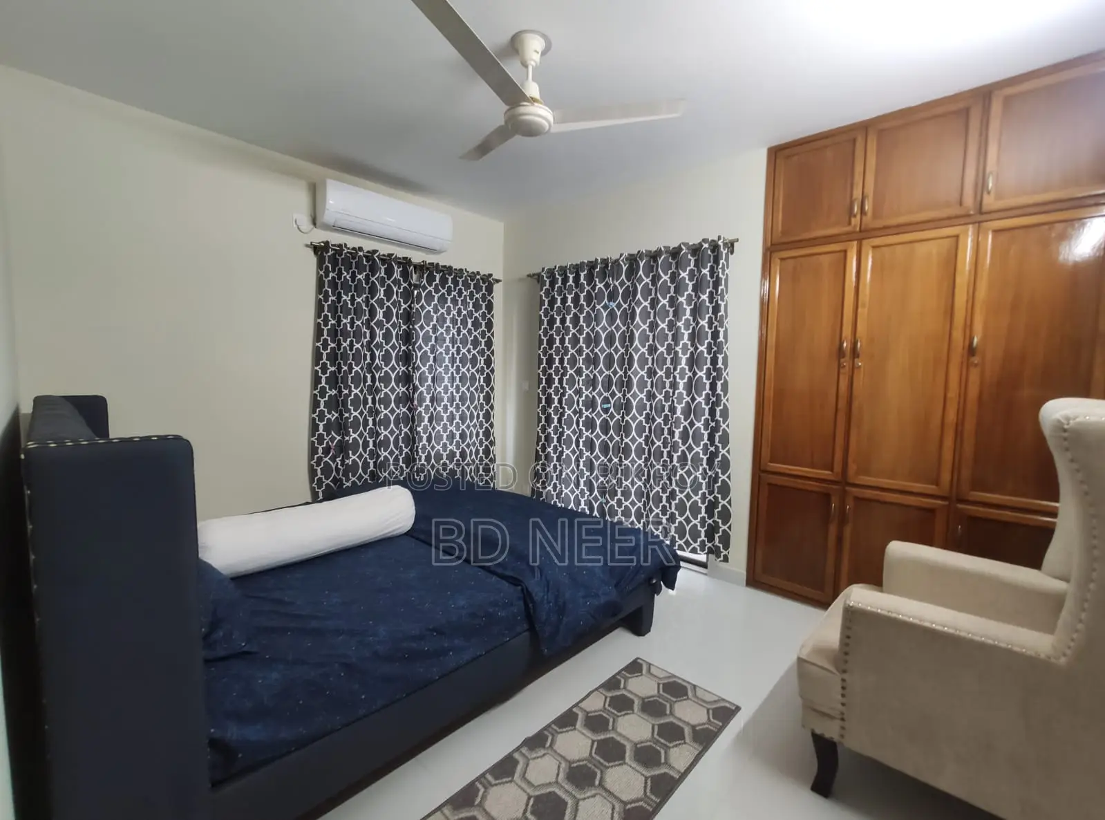 Furnished 3 Bedroom Flat Rent in Gulshan-2