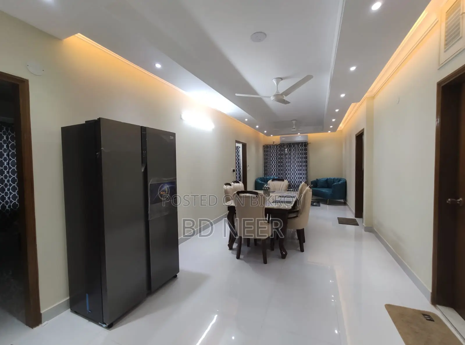 Furnished 3 Bedroom Flat Rent in Gulshan-2