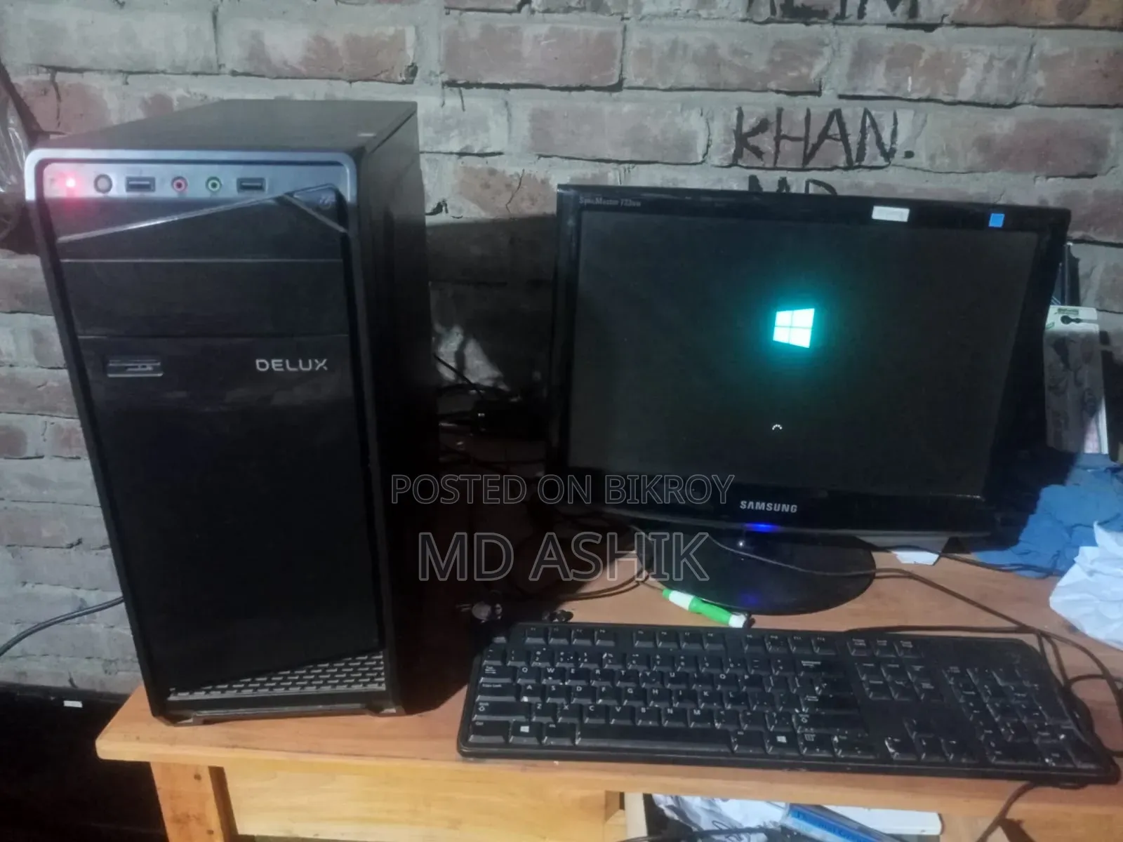 Desktop Computer Asus 8GB Intel Core i5 HDD+SSD 128GB