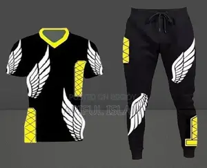 Stylish Mash T-shirt and Trouser Combo Set