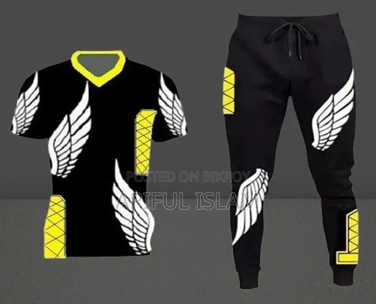 Stylish Mash T-shirt and Trouser Combo Set