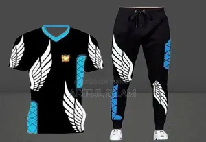 Stylish Mash T-shirt and Trouser Combo Set