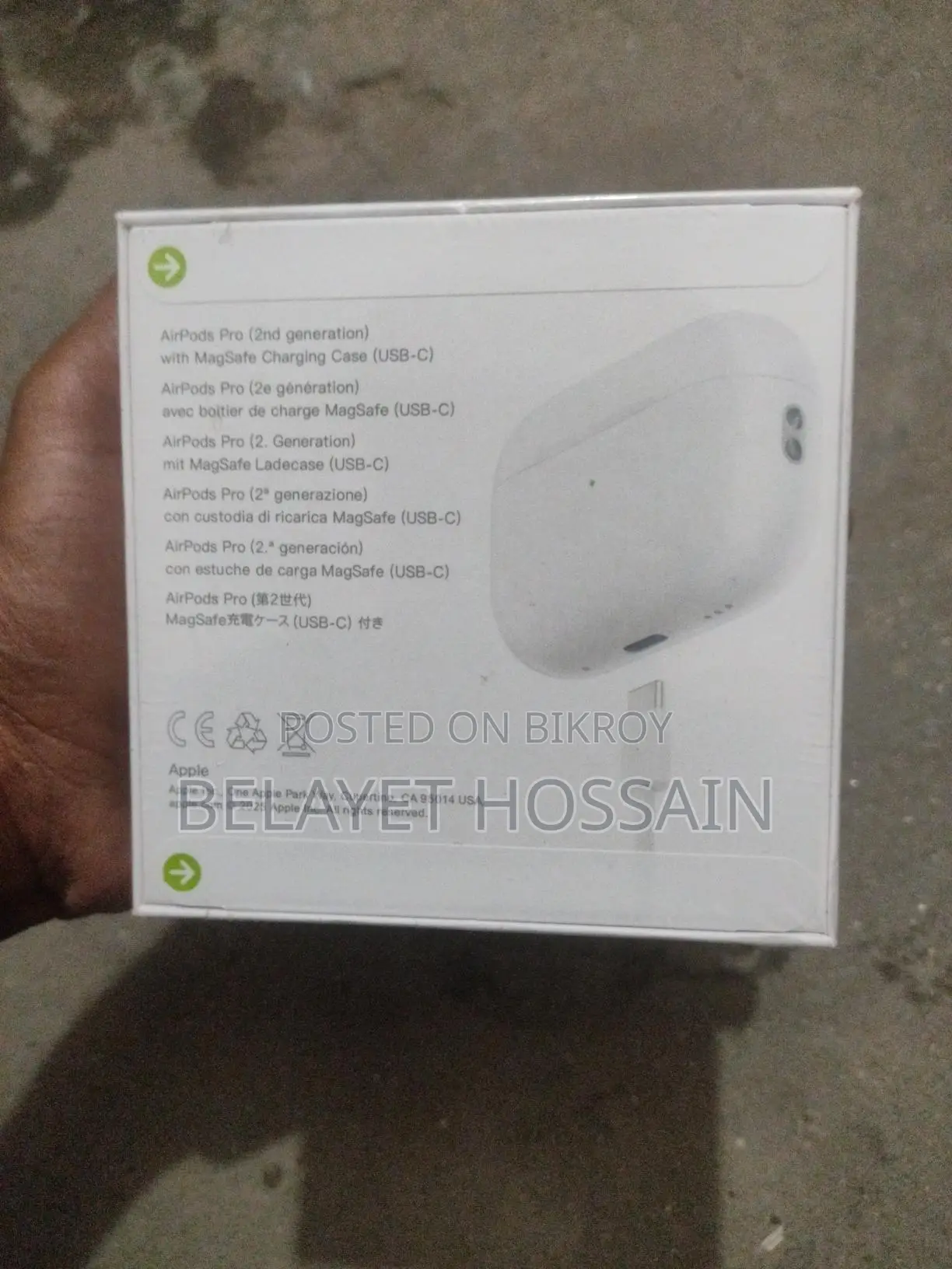 AirPods Pro 2nd Generation With MagSafe Charging Case USB-C