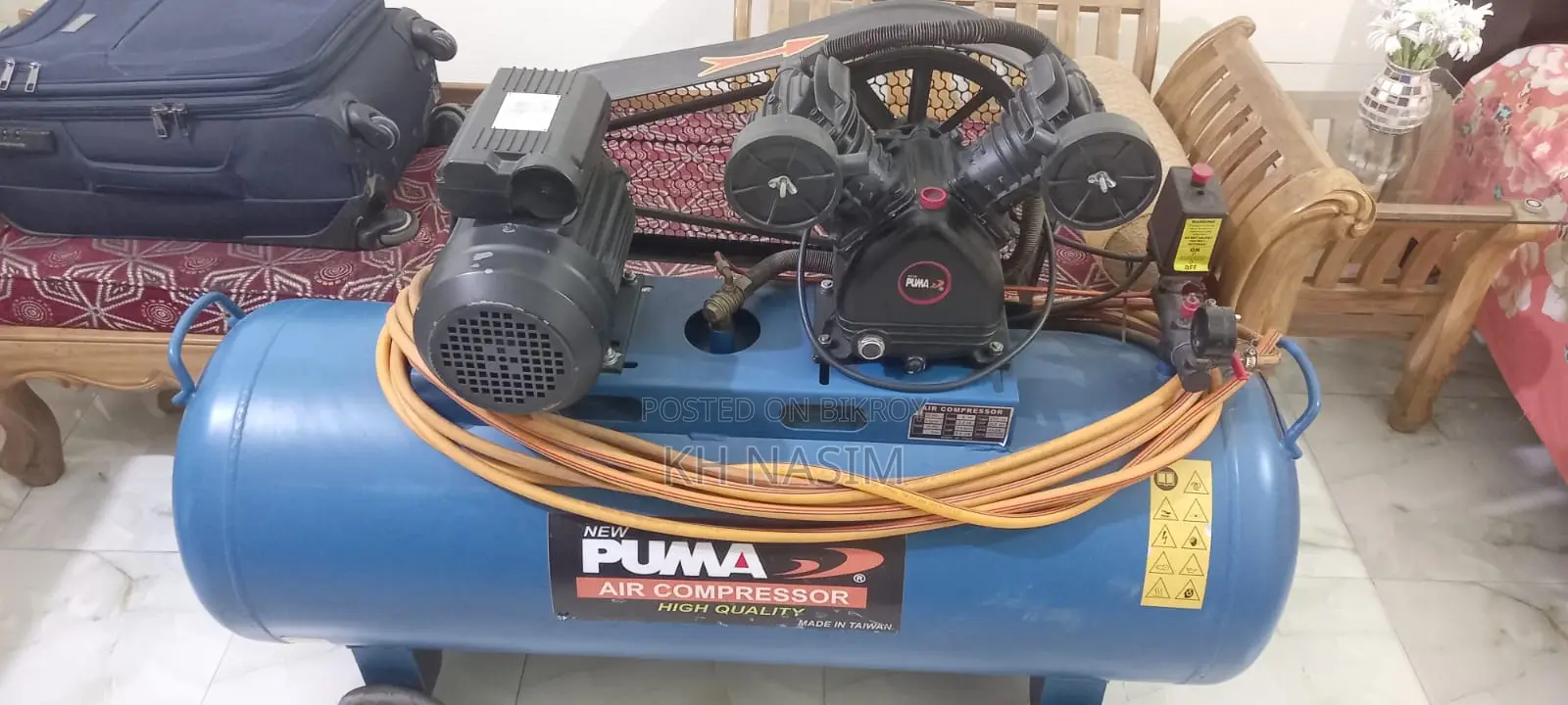 ২০০ লিটার এয়ার কম্প্রেসার (3 HP Motor)
