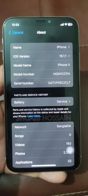 Apple iPhone X 256 GB Silver