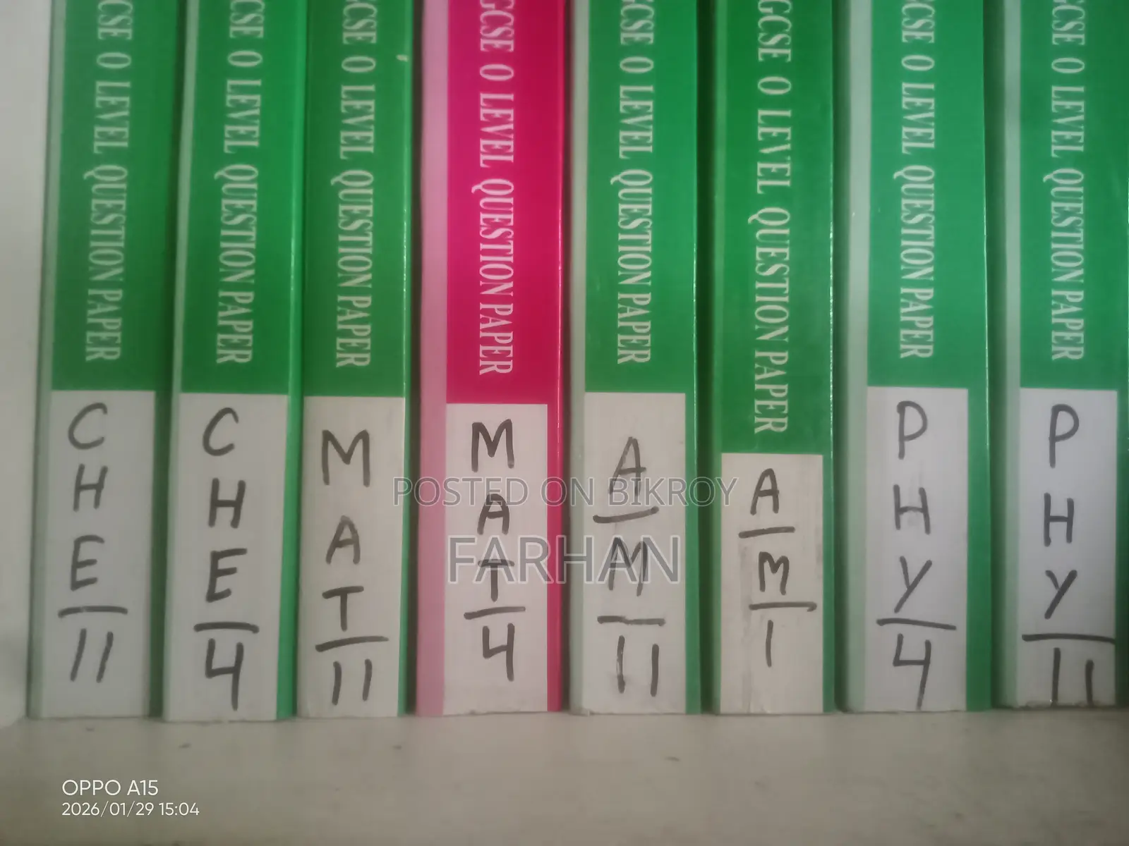 Cambridge Past Papers - Maths Physics Chemistry