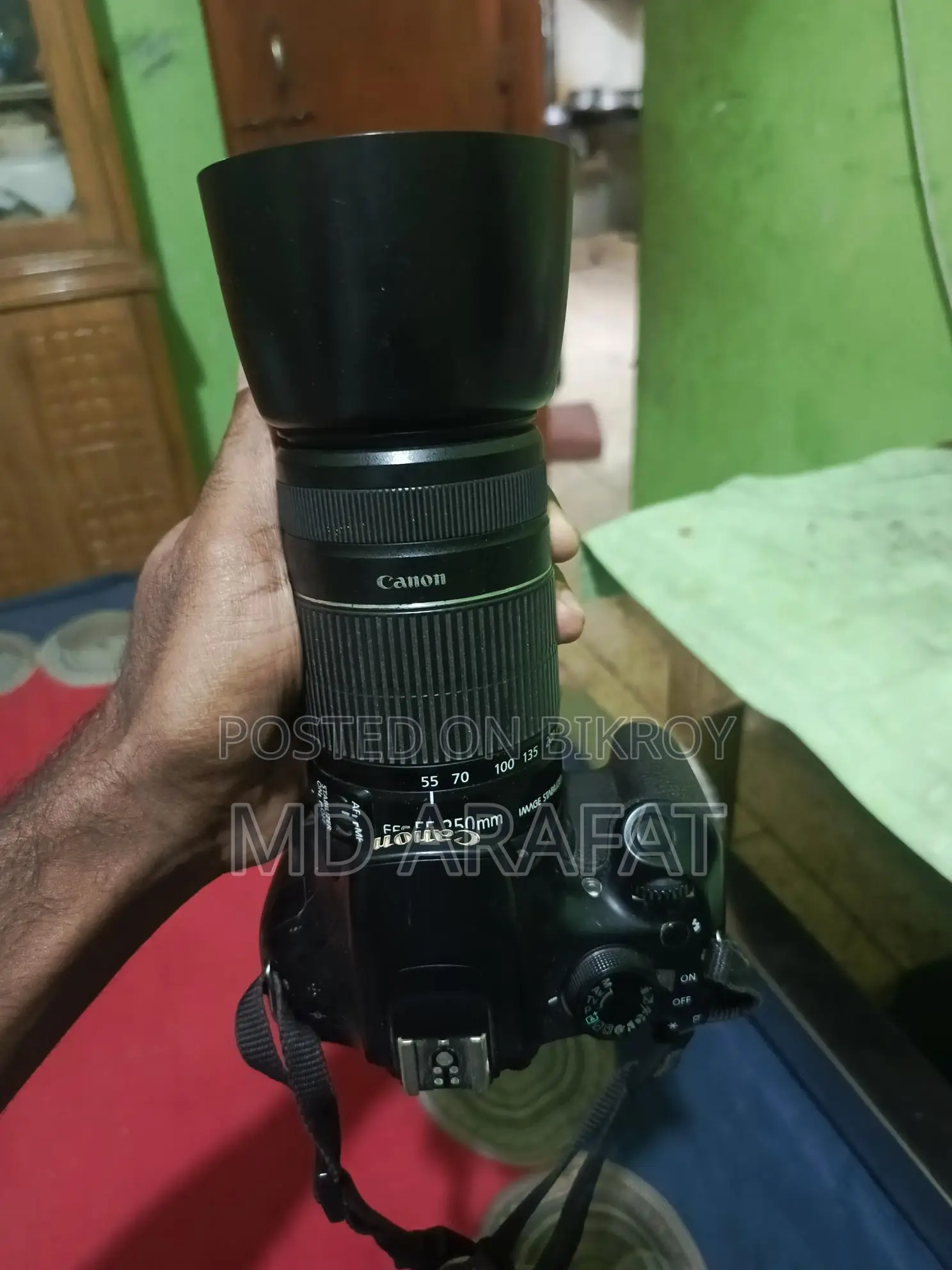 Canon 1200D/Lens 55/250 Zoom