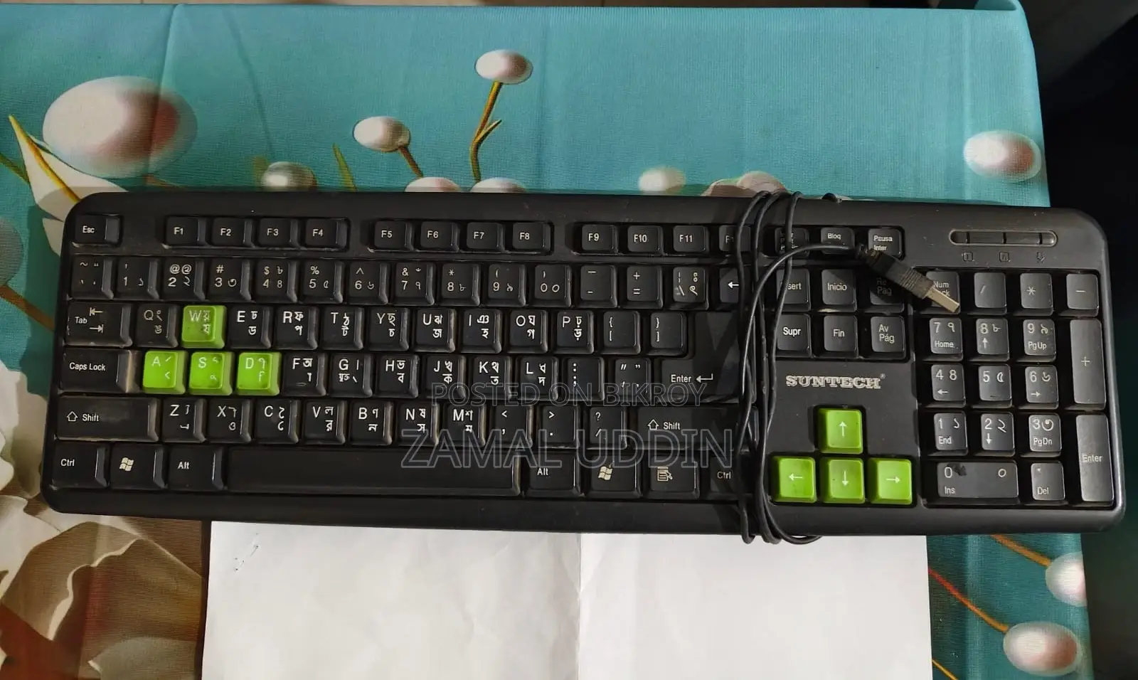 Keyboard and Original A4Tech Mouse