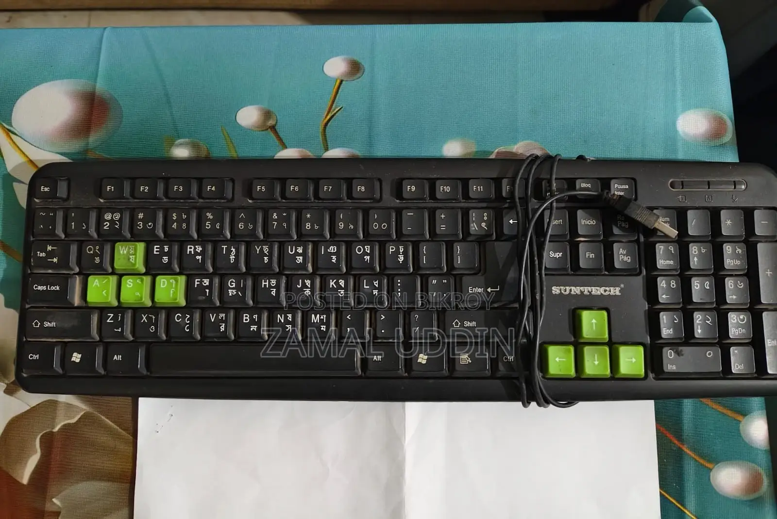 Keyboard and Original A4Tech Mouse