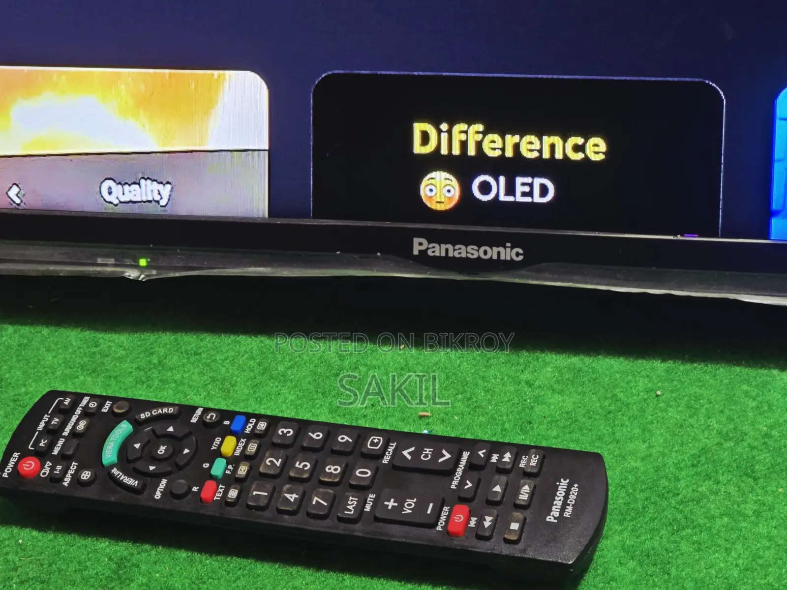 Panasonic 40" tv + Google box (voice) সাথে ছয় মাসের ওয়ারেন্টি