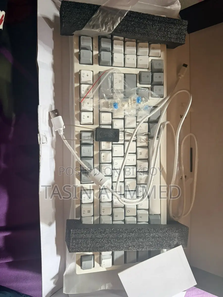 Pc Power Mechanical Gaming Keyboard And Mouse. 1day Used Brand New