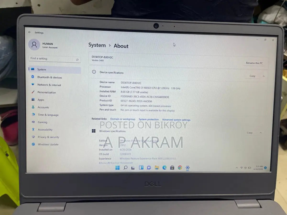 Updated 10th Generation Dell Laptop Full Fresh