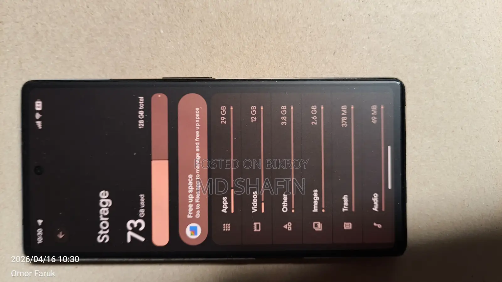 Google Pixel 6a 6.128 (Used)