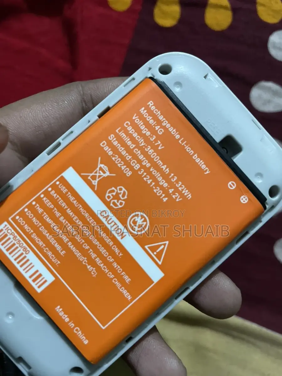 5G Pocket Router 3600 mAH | Wifi Super Fresh Condition