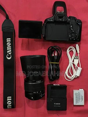 Canon 600D DSLR Camera With Canon 18-55 Lens Full Setup