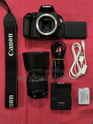 Canon 600D DSLR Camera With Canon 18-55 Lens Full Setup