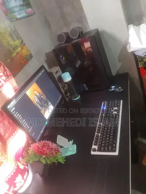 পিসি ফুল সেট-আপ বিক্রি হবে টেবিল সহ