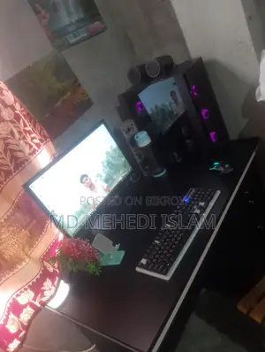 পিসি ফুল সেট-আপ বিক্রি হবে টেবিল সহ