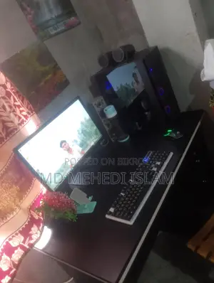 পিসি ফুল সেট-আপ বিক্রি হবে টেবিল সহ