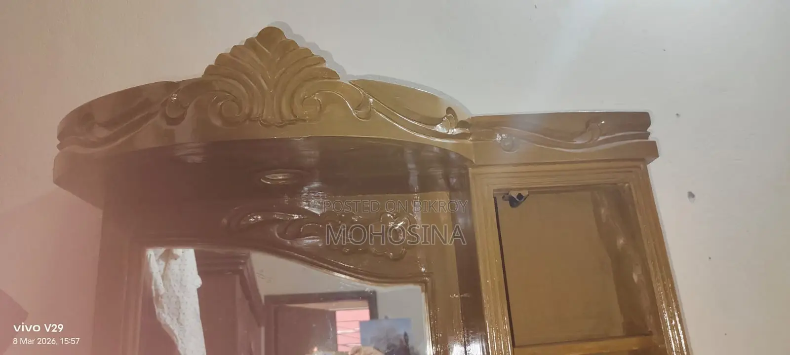 সেগুন কাঠের ড্রেসিং টেবিল