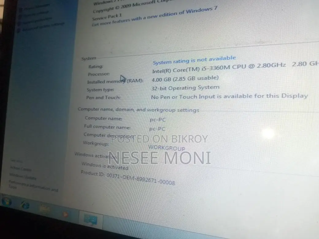Laptop sell