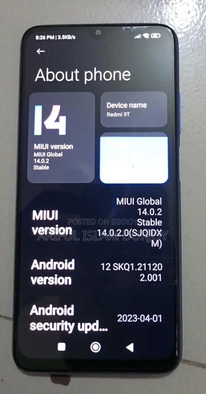 Xiaomi Redmi 9T (Used)