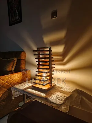 Handmade Wooden Lamp — Decorate Your Home Uniquely