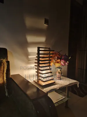 Handmade Wooden Lamp — Decorate Your Home Uniquely
