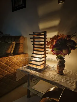 Handmade Wooden Lamp — Decorate Your Home Uniquely