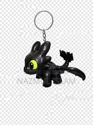 Toothless Dragon Keyring