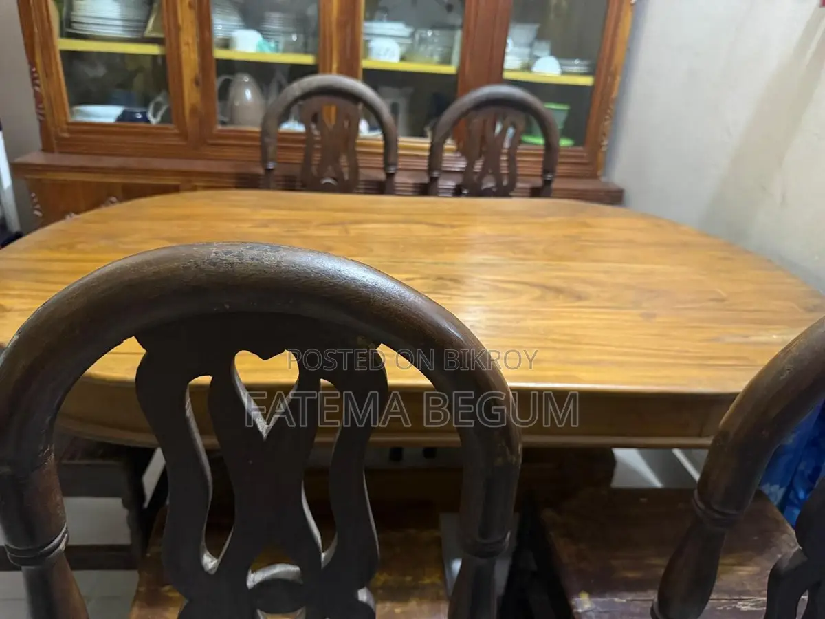 Dining table and chair