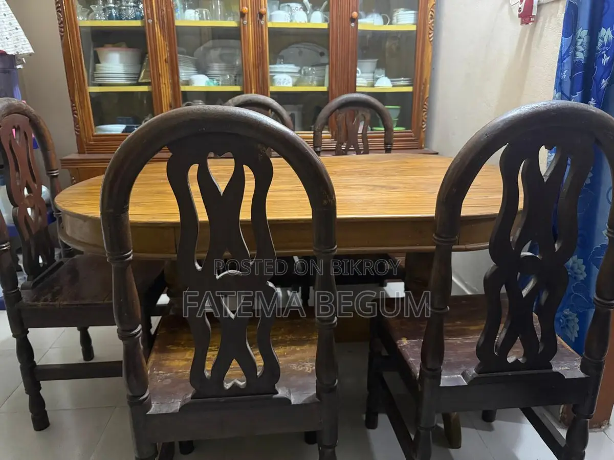 Dining table and chair