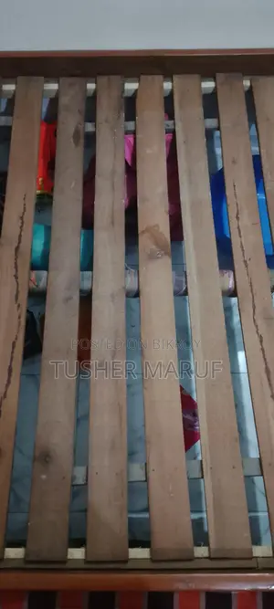 Solid Wood Double Bed – Eid Offer at Half Price!
