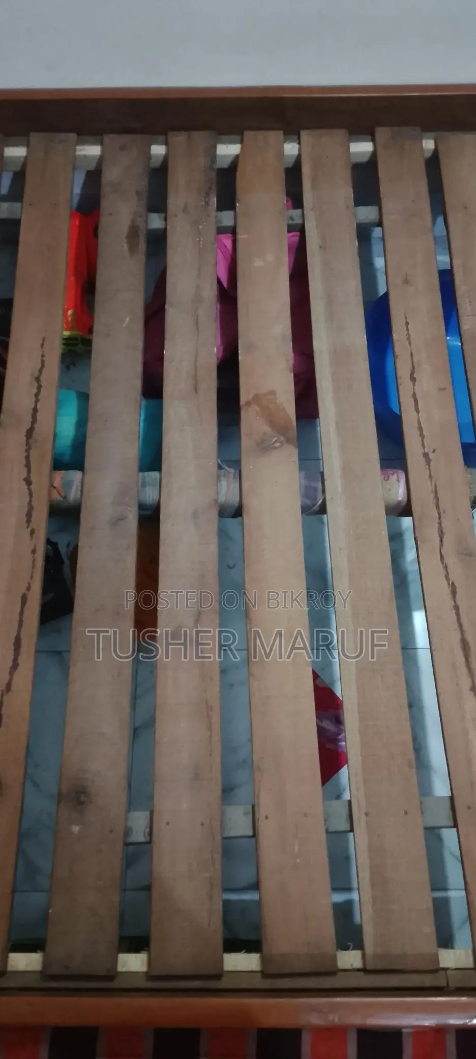 Solid Wood Double Bed – Eid Offer at Half Price!