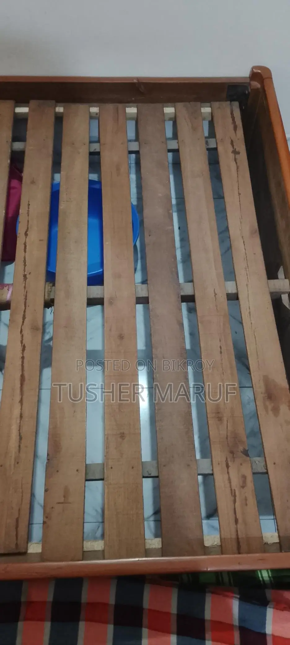 Solid Wood Double Bed – Eid Offer at Half Price!