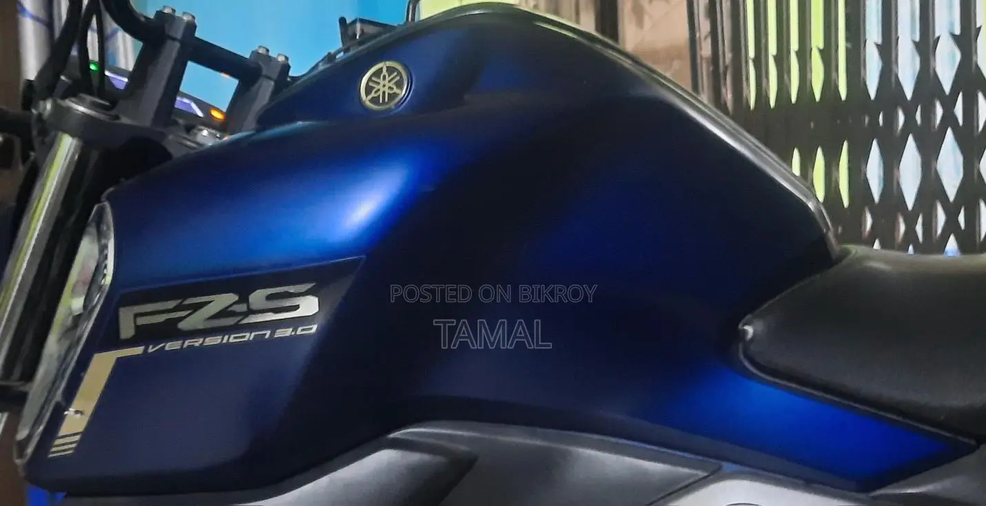 Tanki Cover Double Part Mat Blue Yamaha Fz-s V3
