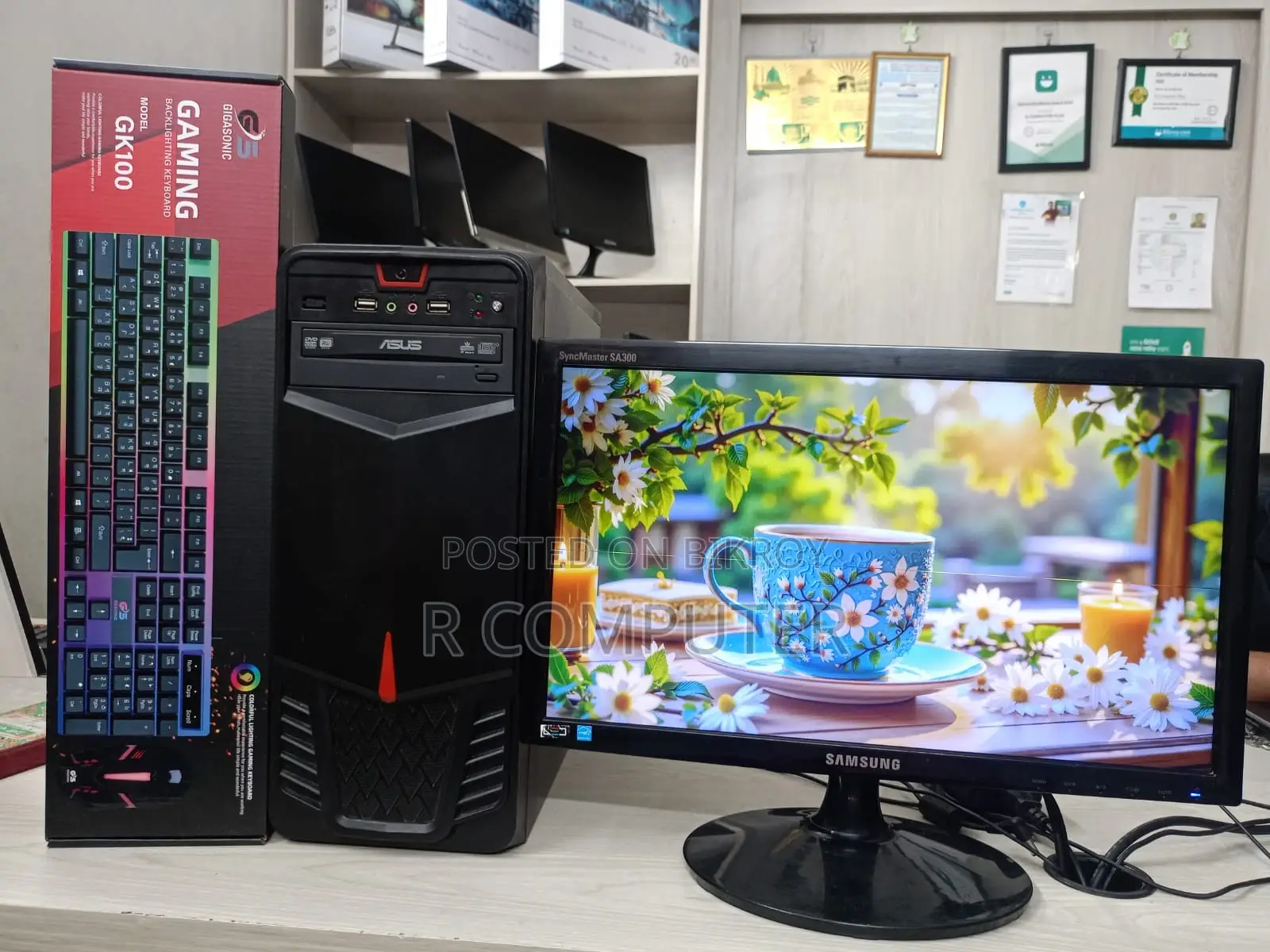 Basic Desktop PC Core 2 Duo_4GB RAM_320GB HDD_19" Monitor Ready Setup
