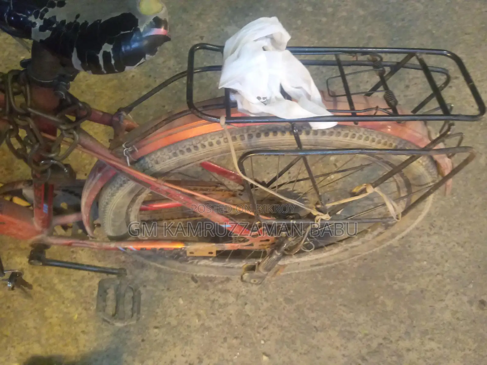 রানিং সাইকেল ডিস্ক ব্রেক গিয়ার ছাড়া।